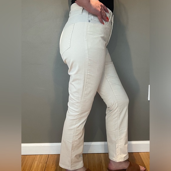 Lands’End corduroy off white like new pants - Picture 4 of 5